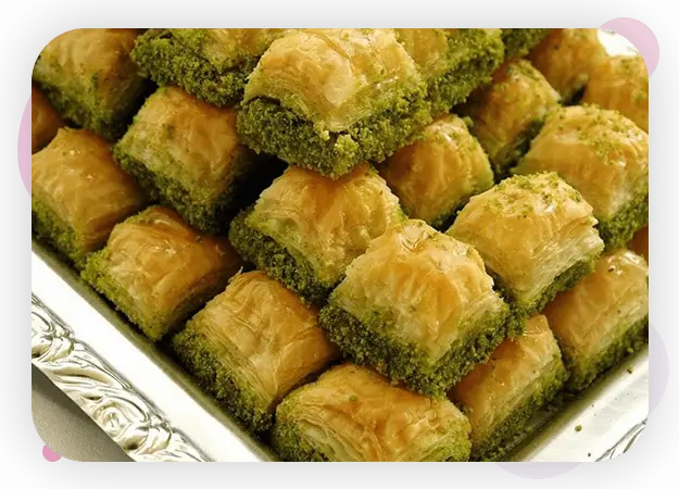 دوره آموزش باقلوا آموزشگاه دنیز