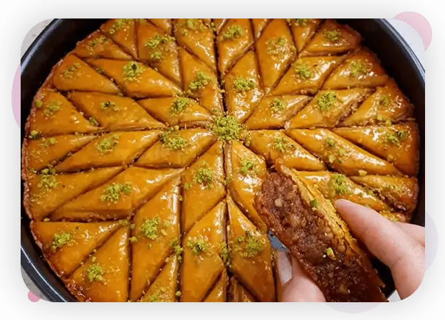 آموزش باقلوا استانبولی آموزشگاه دنیز