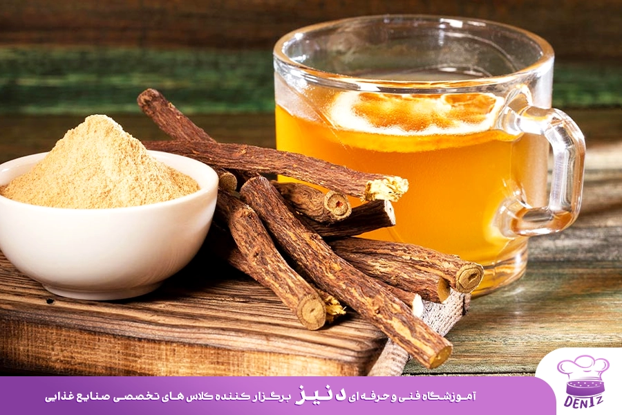 دمنوش زنجبیل و شیرین بیان