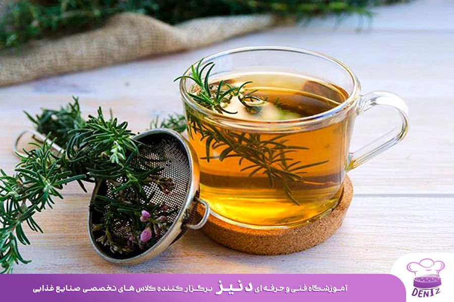 دمنوش رزماری و گل محمدی