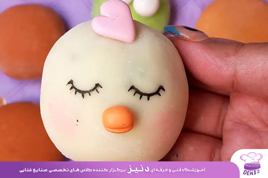 آموزش موچی بدون رنگ خوراکی