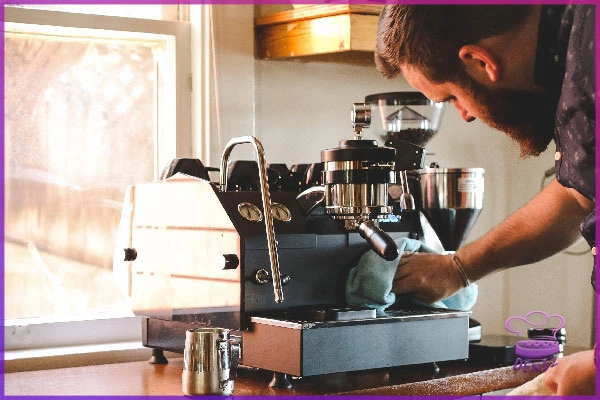 آماده ساز یدستگاه برای تهیه اسپرسو