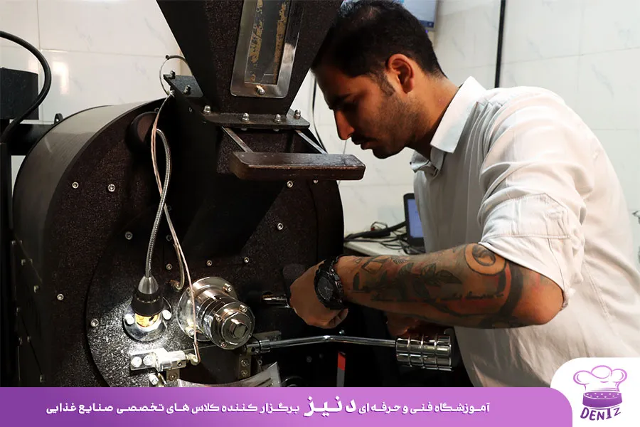 آموزش نحوه کار دستگاه رست قهوه