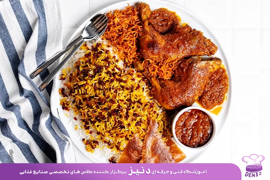 زرشک پلو با مرغ