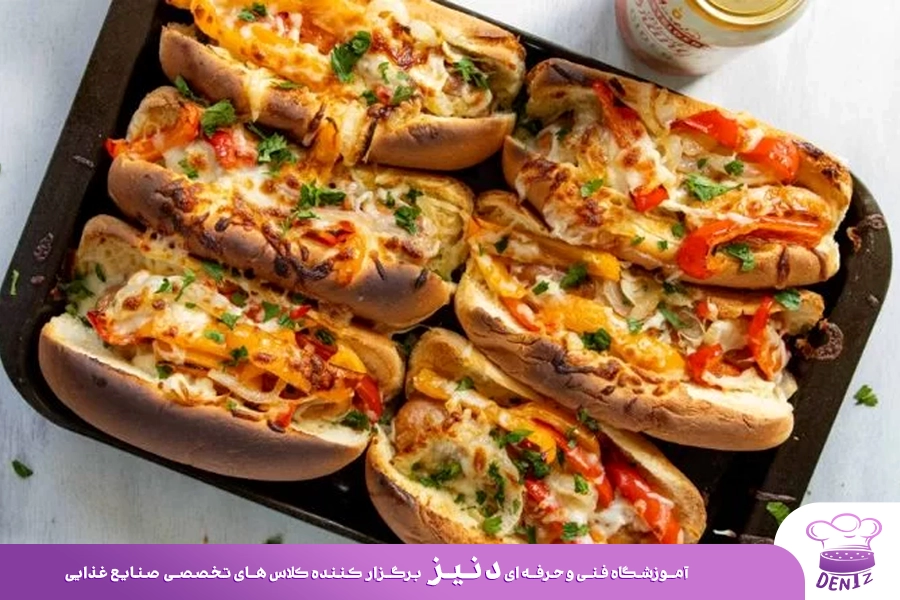ساندویچ سوسیس قارچ