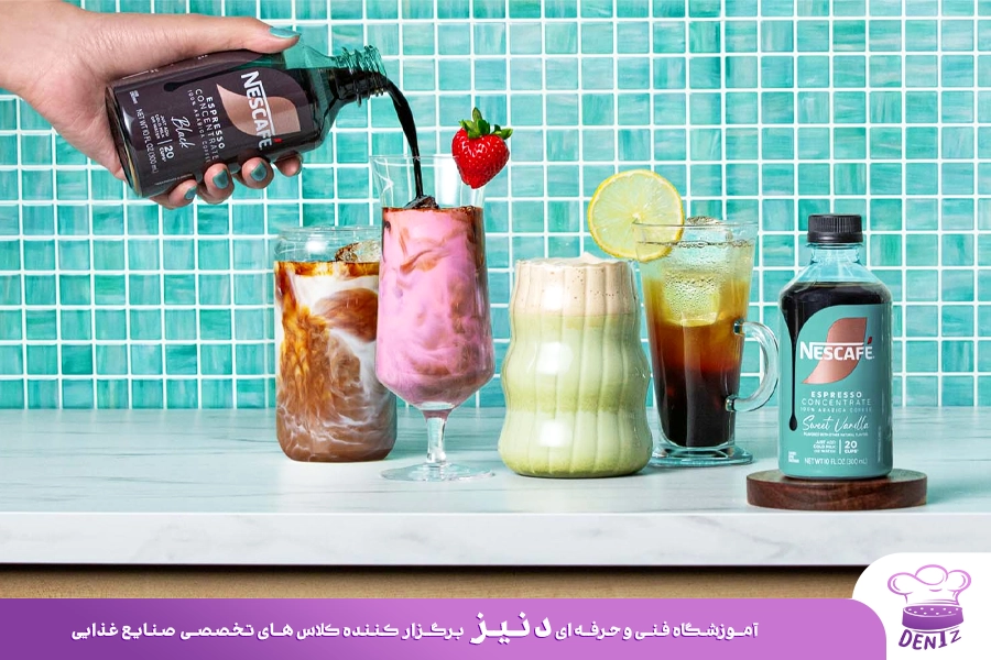شیک ها و اسموتی ها، نوشیدنی های سرد کافه