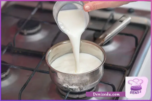 اضافه کردن شیر، طرز تهیه پاستا آلفردو رژیمی