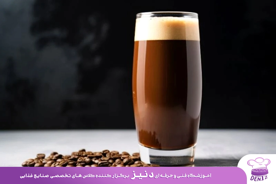 بافت کرمی قهوه نیتروژن دار