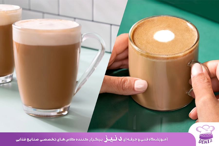 تفاوت قهوه فلت وایت با لاته