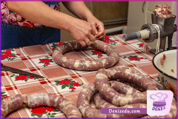 مواد لازم برای درست کردن سوسیس خانگی