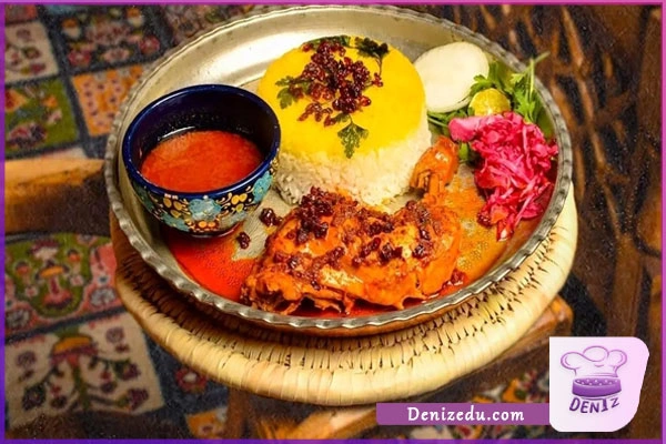 زرشک پلو با مرغ