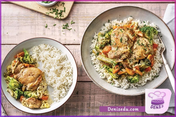 غذای جدید با مرغ و برنج