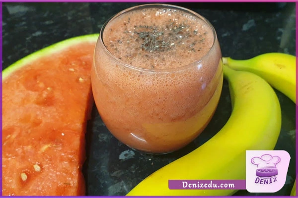 اسموتی موز، هندوانه و کیوی