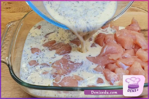 مزه دار كردن فيله مرغ با ماست