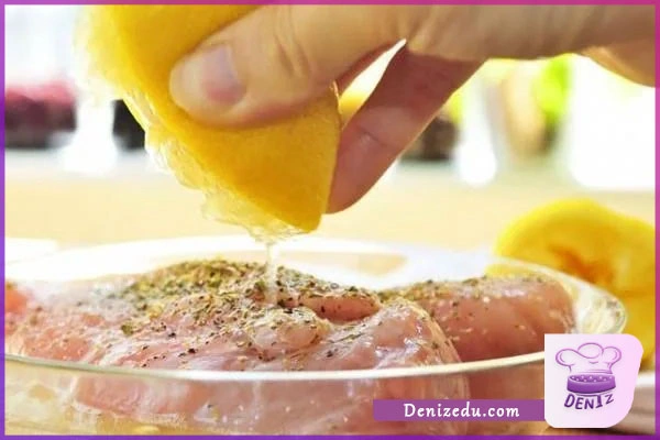 مزه دار کردن مرغ به روش آب لیمو و سرکه