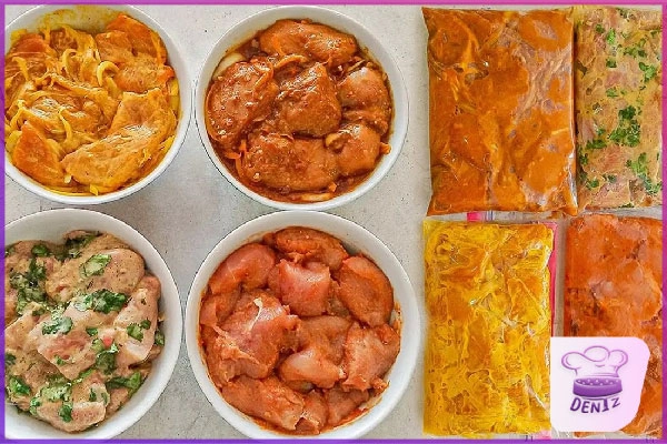 طرز مزه دار کردن مرغ با مایونز، با زعفران و...