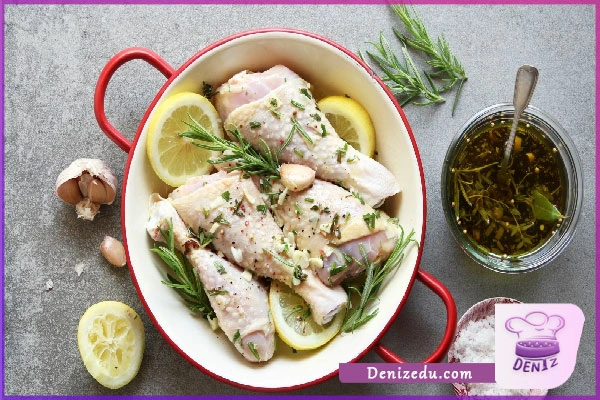 روش ساده مرینیت کردن مرغ