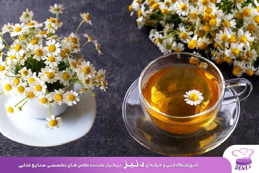 نوشیدن دمنوش بابونه برای دفع کافئین