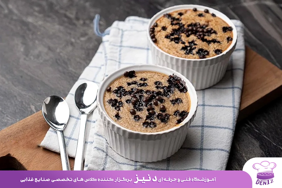 طرز تهیه اوتمیل موز، شکلات و کره بادام زمینی