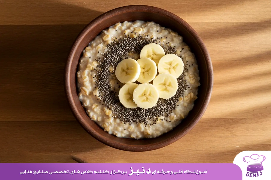 طرز تهیه اوتمیل شکلات و چیا