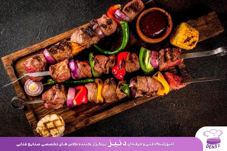 انواع کباب ایرانی و فرنگی