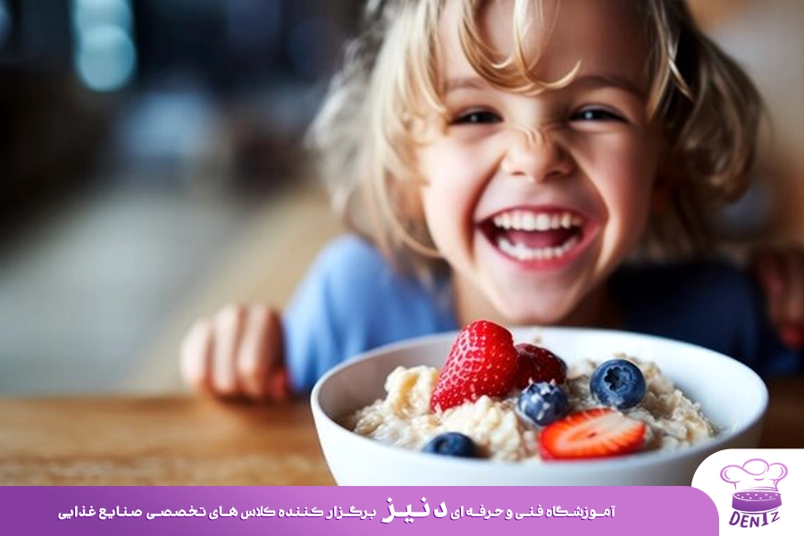 طرز تهیه اوتمیل برای کودکان