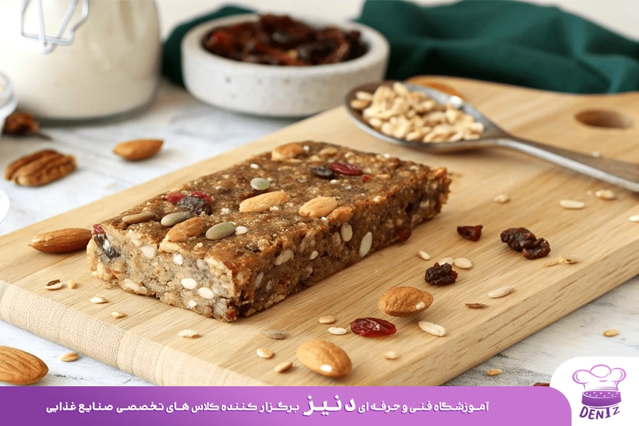طرز تهیه پروتئین بار مغزیجات