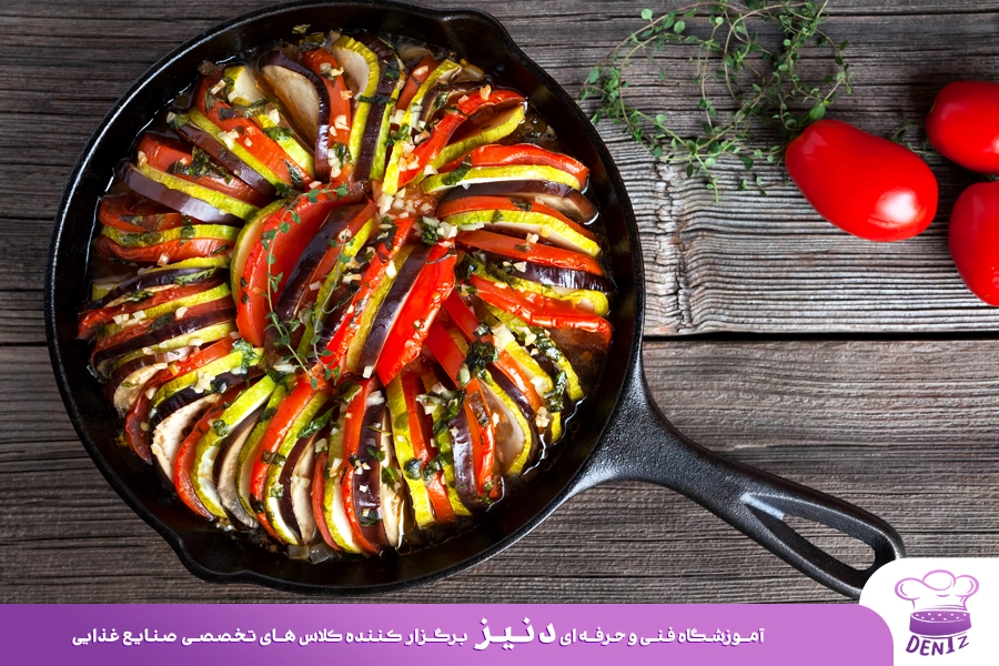 با بادمجان راتاتوی تهیه کنید