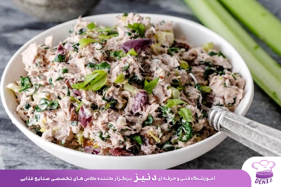با ماکارونی چی درست کنم؟ سالاد ماکارونی با تن ماهی