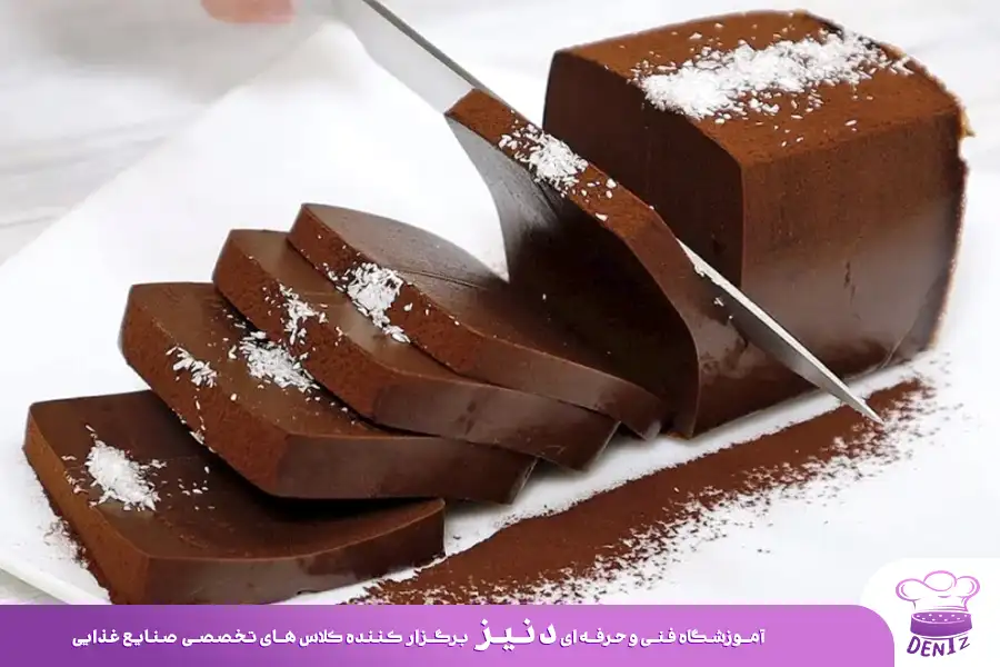 دسر با پودر ژلاتین و شیر بدون خامه