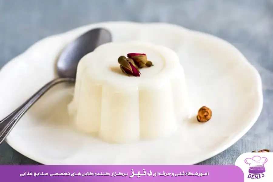 دسر با پودر ژلاتین و شیر و خامه، با پودر ژلاتین چی درست کنم
