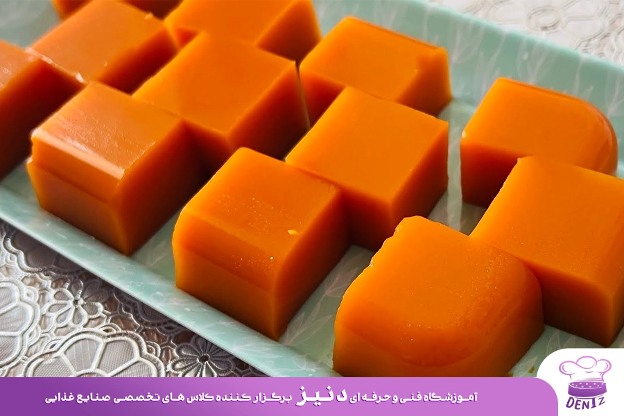 طرز تهیه دسر کدوحلوایی با ژله