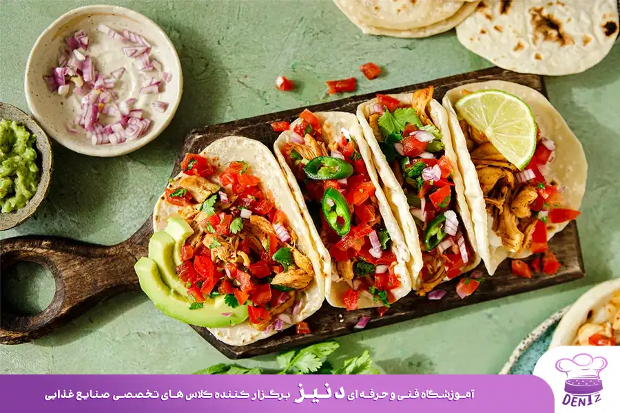 آموزش تهیه تاکو مکزیکی