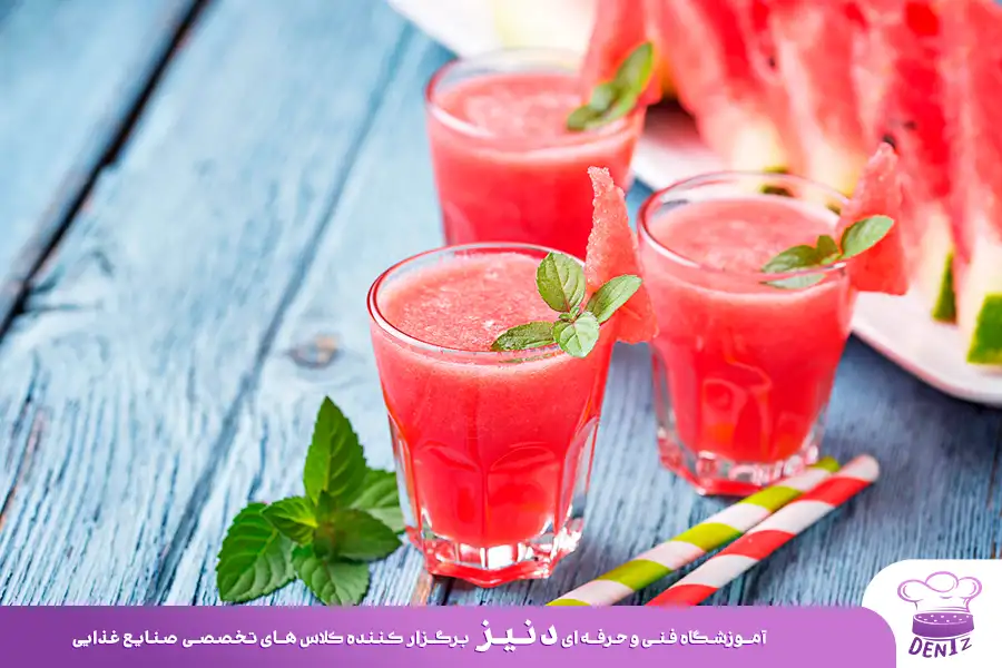 اسموتی هندوانه و نعناع