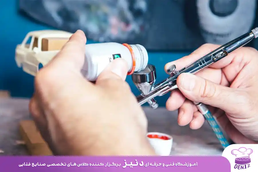 ایربراش قنادی، از لوازم مهم قنادی